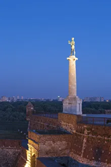 Serbia, Belgrade, Kalemegdan Park, Victor Monument at Belgrade Fortress