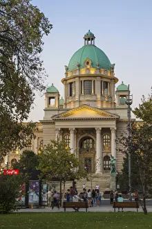 Beograd Prints: Serbia, Belgrade, National Assembly