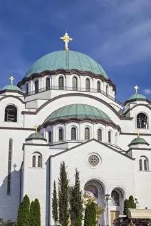Serbia, Belgrade, St Sava Temple - The largest orthodox cathedral in the world