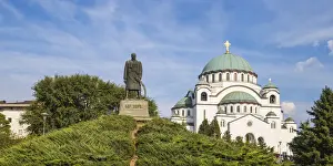 Serbia, Belgrade, St Sava Temple - The largest orthodox cathedral in the world