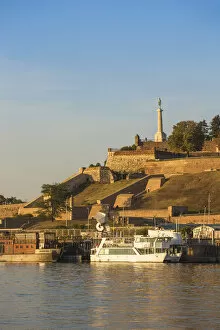 Serbia, Belgrade, View of The Victor Monument, Belgrade Fortress, in Kalemegdan Park
