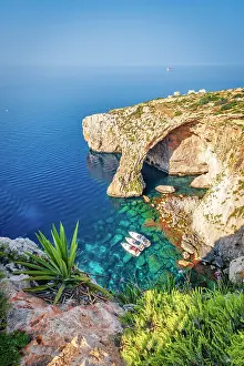 Serene and picturesque Blue Grotto, Malta