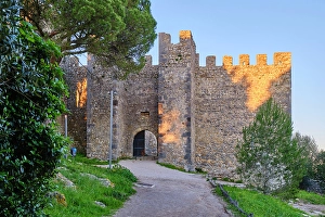 Sesimbra Prints: Sesimbra castle dating back to the IX century. Portugal