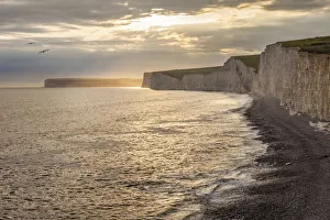 Birling Gap Prints: The Seven Sisters chalk cliffs at Birling Gap, East Sussex, England