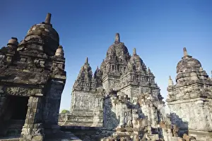 Javanese Prints: Sewu Temple, Prambanan (UNESCO World Heritage Site), Java, Indonesia
