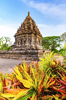 Java Prints: Sewu temple, Yogyakarta, Central Java, Indonesia