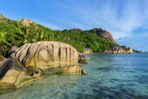 Seychelles, La Digue, Anse Source d'Argent beach, Indian Ocean
