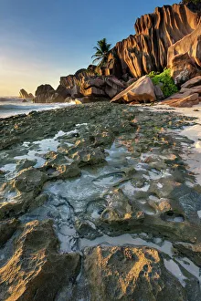 Seychelles, La Digue, Grand Anse beach, Indian Ocean