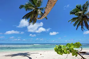 Mahe Prints: Seychelles, Mahe, Anse Parnel beach, Indian Ocean