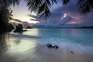 Mahe Prints: Seychelles, Mahe, Anse Royale beach, Indian Ocean