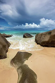 Seychelles, Mahe, Carana beach, Indian Ocean