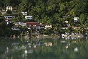Images Dated 22nd September 2009: Seychelles, Mahe Island, Cascade, waterfront town