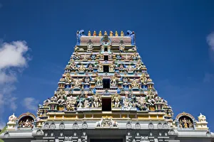 Seychelles, Mahe Island, Victoria, Hindu Temple