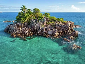 Praslin Prints: Seychelles, Praslin, St. Pierre island, Indian Ocean