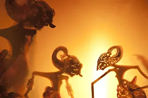 Images Dated 31st January 2012: Shadow puppets, Kuala Lumpur, Malaysia