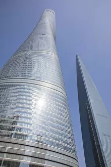 Shanghai World Financial Center, & Shanghai Tower, Lujiazui financial district, Pudong