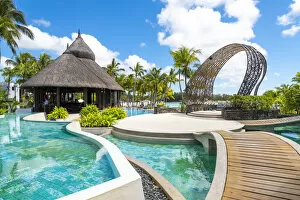 Images Dated 5th February 2019: The Shangri-La Le Toussrok hotel, Trou d Eau Douce, Flacq district, Mauritius, Africa