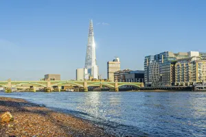 Shard Prints: The Shard and River Thames cityscape, City of London, London, England, UK