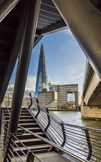 Shard and River Thames, London, England