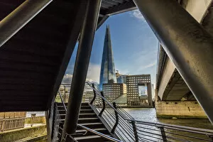 Images Dated 12th March 2020: Shard and River Thames, London, England
