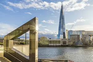Images Dated 12th March 2020: Shard and River Thames, London, England