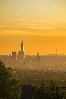Surrey Prints: The Shard & Skyline of London, England, UK
