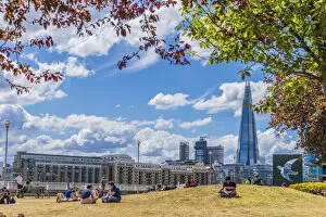 Images Dated 29th June 2020: Shard view from Wapping, London, England, Uk