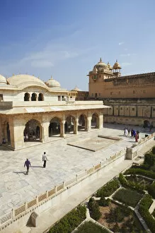 Sheesh Mahal (Mirror Palace) in Amber Fort, Jaipur, Rajasthan, India