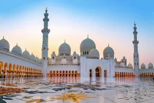 Sheikh Zayed Prints: Sheikh Zayed Grand Mosque, Abu Dhabi, United Arab Emirates