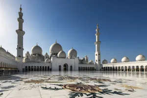 Mughal Prints: Sheikh Zayed Mosque, Abu Dhabi, United Arab Emirates