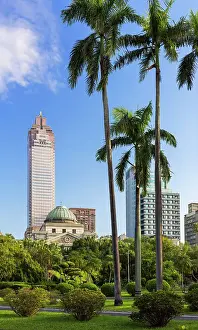 Taipei Prints: Shin Kong Life Tower and National Taiwan Museum from 228 Peace Memorial Park