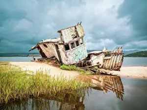 Marin County Prints: Ship Wreck, Point Reyes National Seashore