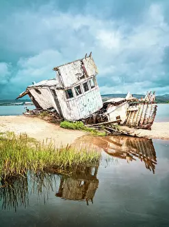 Marin County Prints: Ship Wreck, Point Reyes National Seashore