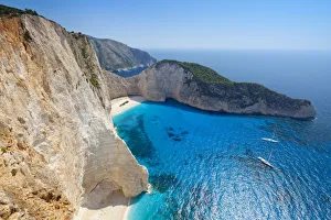 Mediterranean Prints: Shipwreck Bay, Zante (Zakynthos), Ionian Islands, Greece