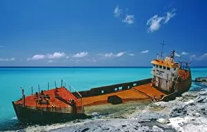 Images Dated 17th June 2009: Shipwreck of the Gallant Lady on the coast of North Bimini