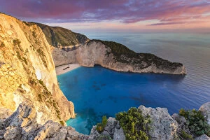 Elevated Collection: Shipwreck on Navagio Bay, North Zakynthos, Ionian Islands, Greece