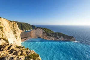 Shipwreck on Navagio Bay, North Zakynthos, Ionian Islands, Greece