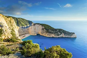 Shipwreck on Navagio Bay, North Zakynthos, Ionian Islands, Greece