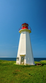 Maritime Provinces Prints: Shipwreck Point Lighthouse, Naufrage Harbour, PEI Prince Edward Island, Canada
