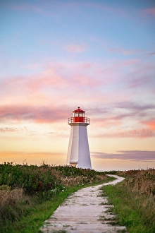 Paths Prints: Shipwreck Point lighthouse, Prince Edward Island, Canada