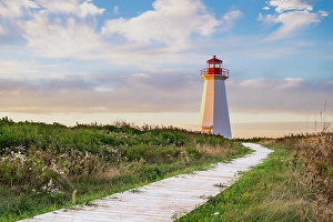 Shipwreck Point Lighthouse Prints: Shipwreck Point lighthouse, Prince Edward Island, Canada