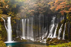 Images Dated 2nd January 2019: Shiraito Falls, Fujinomiya, Shizuoka Prefecture, Honshu, Japan