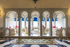 Rajasthan Gallery: Shiv Niwas hotel, City Palace, Udaipur, Rajasthan, Indiabay