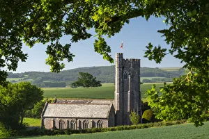 Shobrooke Church near Crediton, Devon, England. Spring (May) 2020