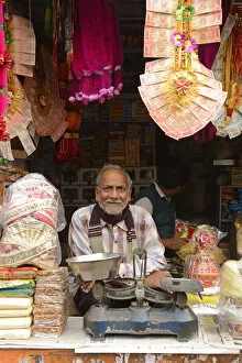 Seller Gallery: Shop owner at Bharatpur, Rajasthan, India