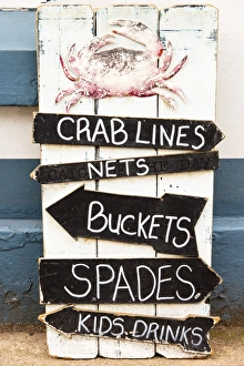 Leisure Gallery: Shop sign, Teignmouth, Devon, UK
