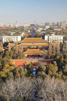 Shouhuang Palace inside Jingshan Park, Beijing, China