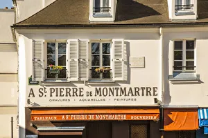 Shuttered windows, Montmartre, Paris, France