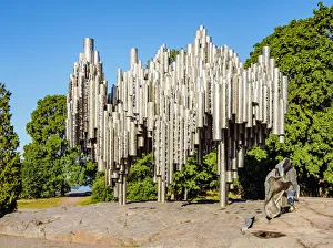 Uusimaa County Prints: Sibelius Monument, Helsinki, Uusimaa County, Finland