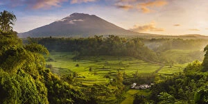 Images Dated 17th January 2017: Sidemen valley, Rendang, Karangasem Regency, Bali, Indonesia